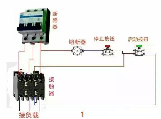 常用交流接觸器實物接線圖，簡單明了！純純的干貨！