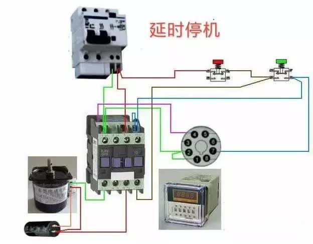 常用交流接觸器實物接線圖，簡單明了！純純的干貨！