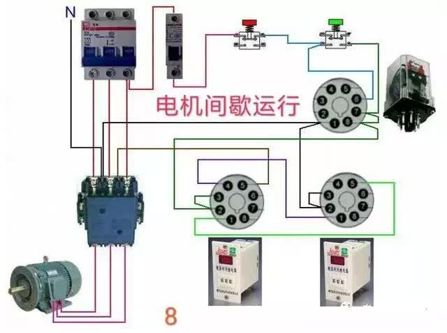 常用交流接觸器實物接線圖，簡單明了！純純的干貨！