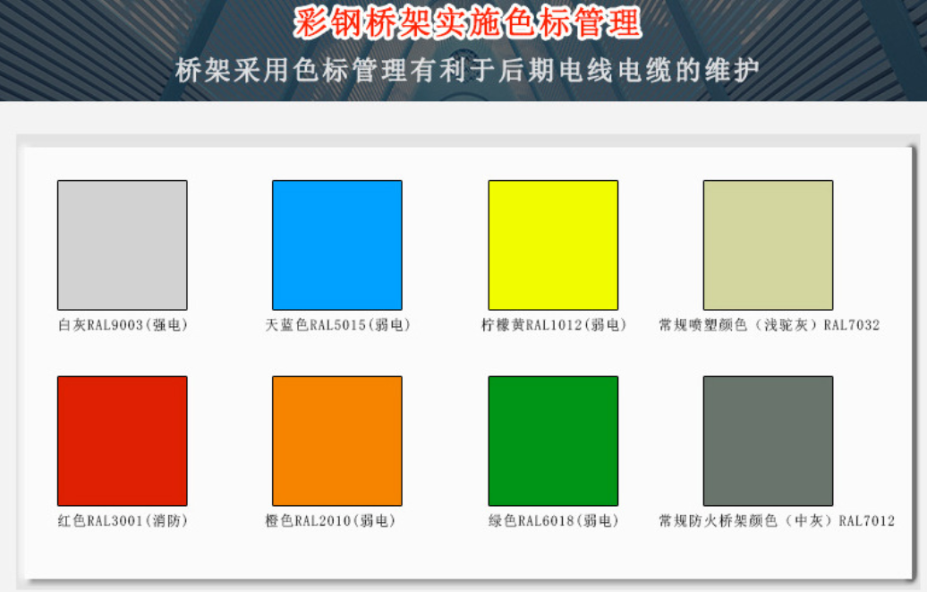 彩鋼橋架色標(biāo)管理